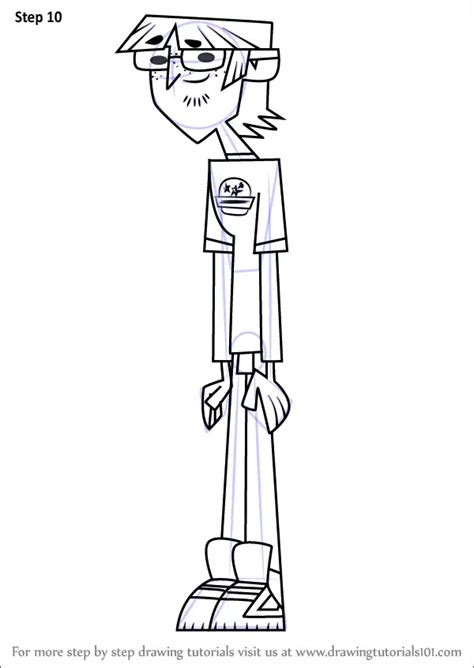 How To Draw Harold From Total Drama Total Drama Step By Step