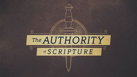 The Authority Of Scripture Part 2 God Speaks Reston Bible Church