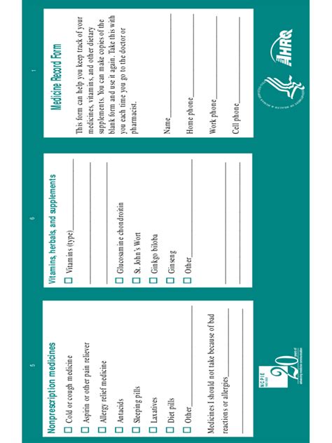 Medical Record Form 2 Free Templates In Pdf Word Excel Download