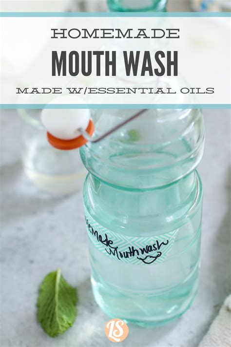 Easy To Make Homemade Mouthwash Made With Just A Few Basic Pantry