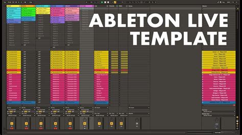 Ableton Live Template Walkthrough Youtube