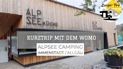 Alpsee Camping bei Immenstadt Allgäu Unser Wochenendtrip im