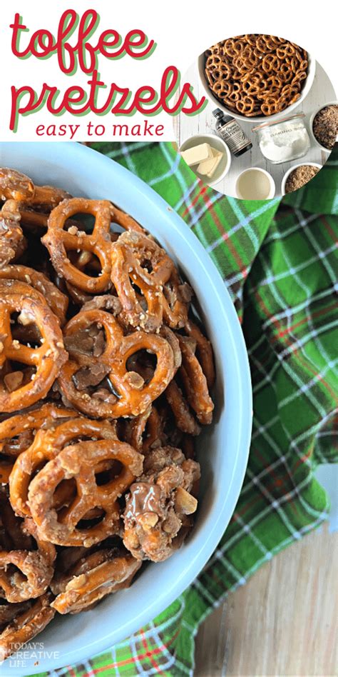 Butter Toffee Pretzels Recipe Today S Creative Life