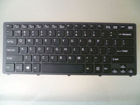 Teclado Sony Vaio Fit Svf N Negro Ingles Retroiluminado C Marco