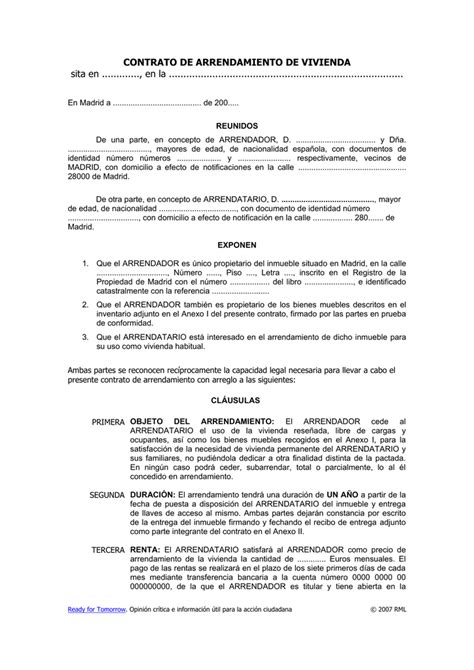 Modelo De Contrato De Arrendamiento Coteen Hot Sex Picture