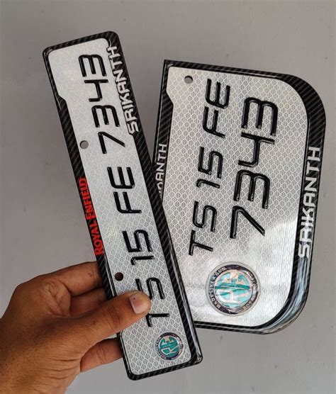 Acrylic Bike Gel Number Plate Hyderabad Telangana India At ₹ 2000set