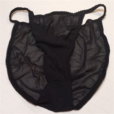 Intimates Sleepwear Nwt Vintage Liquid Mesh String Bikini Panty Poshmark