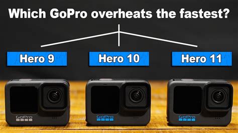 Gopro Hero 9 Vs 10 Vs 11 The Overheating Test Youtube