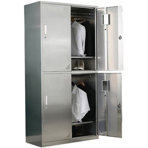 China 4 Door Stainless Stain Wardrobe Lockers Suppliers And Factory