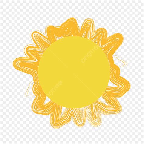 Yellow Sun Ray Vector Hd Images Cartoon Vector Yellow Sun Material Sun