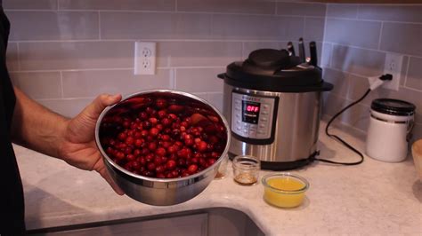 Instant Pot Cranberry Sauce - Dad Got This