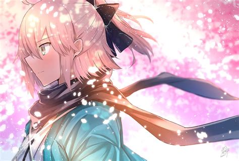 Hd Wallpaper Anime Anime Girls Fate Series Fate Grand Order Okita