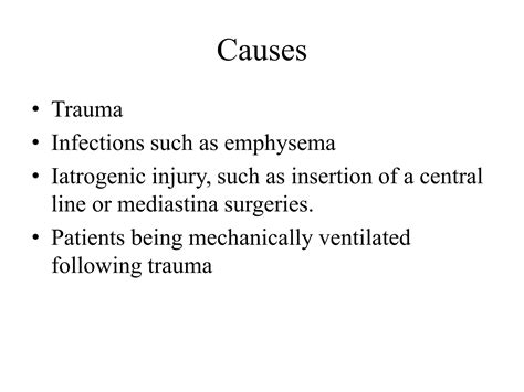 Tension Pneumothorax And Chest Trauma Pptx Ppt