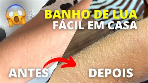 BANHO DE LUA COMO DESCOLORIR OS PELOS EM CASA SEM COCEIRA YouTube