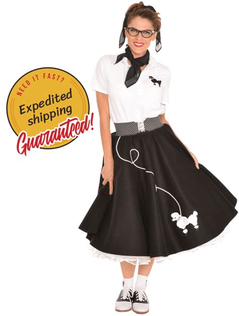 50s Outfits For Every Occassion Poodle Skirts Poodle Tops And More