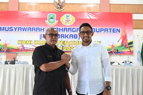 Calon Tunggal Ridho Terpilih Sebagai Ketua Koni Kuningan Radar