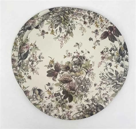 Etoile Round Placemat Set Of Mm Linen Intec Interiors Online Gift