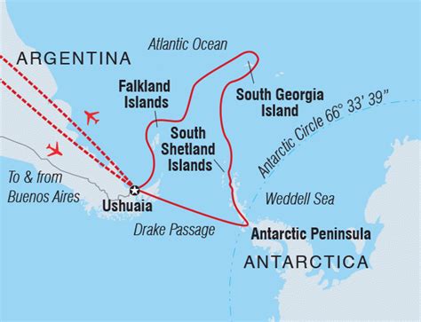 [node Summary] Antarctica Cruise Drake Passage Antarctic Circle