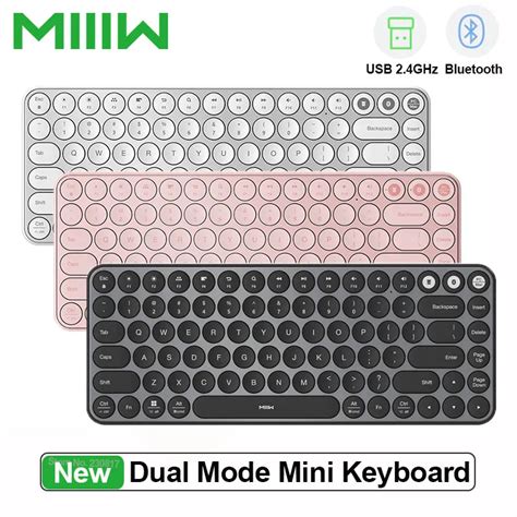 Miiiw Miniteclado Inal Mbrico Con Bluetooth Teclado Con Modo Dual