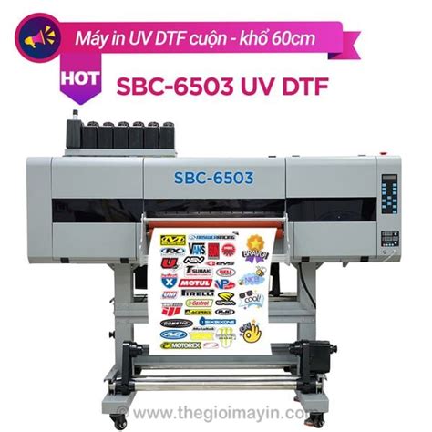 Máy in UV DTF cuộn khổ 60cm SG 6503 Công ty SBC Sao Băng