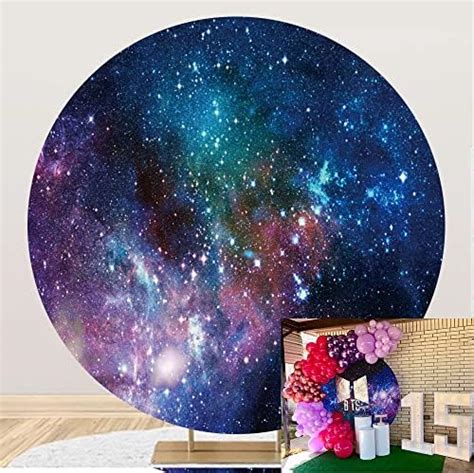 Amazon Aofoto X Ft Nebula Round Photo Backdrop Cover For