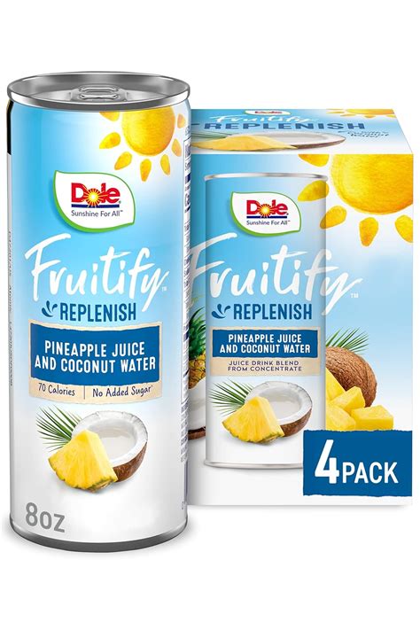 Dole Fruitify Replenish Pineapple Juice Coconut Nepal Ubuy