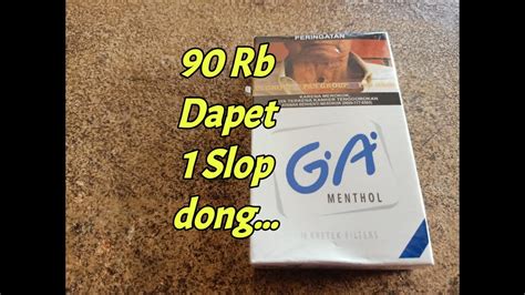 Review Rokok GA Menthol G A Menthol Rokok Murah Tapi YouTube