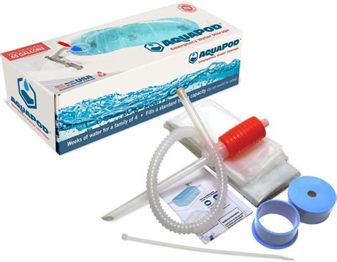 AquaPod Kit Original Bathtub Bladder BPA Free And Made In USA Water