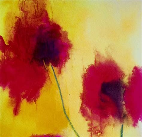 Daily Painters Abstract Gallery: Contemporary Abstract Watercolor Painting by Brad Rickerby