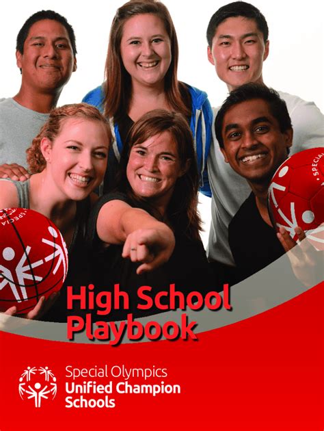 Fillable Online Media Specialolympics High School Playbook Special