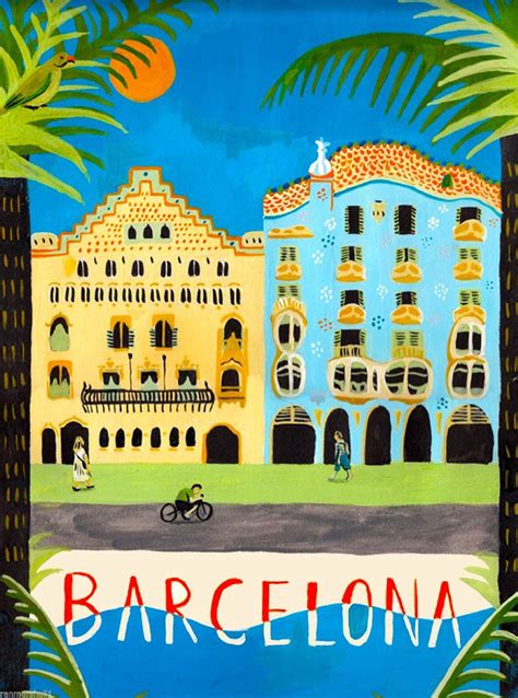 A Slice In Time Barcelona Spain Spanish European Europe Vintage Travel