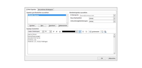 Outlook Signatur Ndern Erstellen Schnelle Anleitung F R Eine Neue E