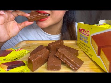 Asmr Apollo Chocolate Layer Cake Eating Sounds No Talking Pha