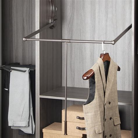 Amazon Pull Down Closet Rod Adjustable Width Closet Hanging Rod