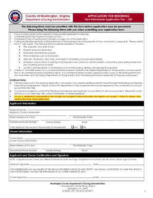 Fillable Online Application For Rezoning Fax Email Print PdfFiller