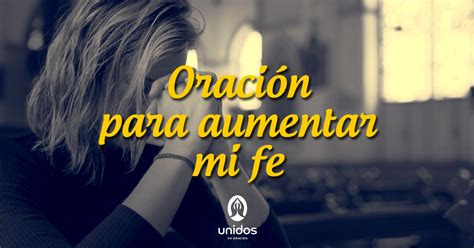 Oración para aumentar mi fe