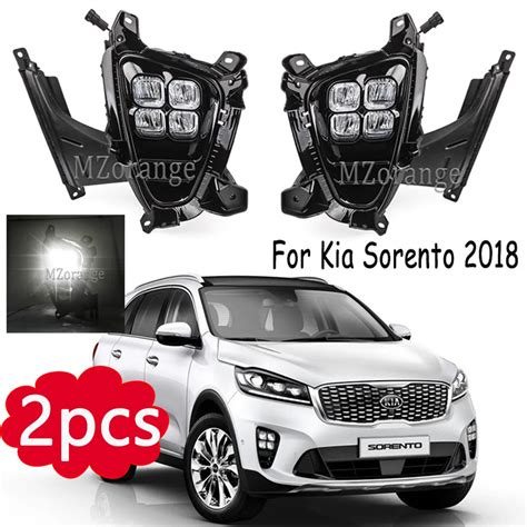 Phares Antibrouillard Led Et Feux De Jour Pour Kia Sorento Prime