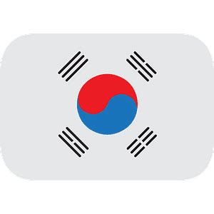 south korea flag  vector emoji  creazillacom