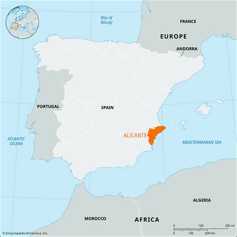 Alicante Spain Map And Facts Britannica