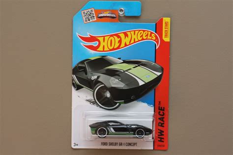 Hot Wheels 2015 HW Race Ford Shelby GR 1 Concept Black