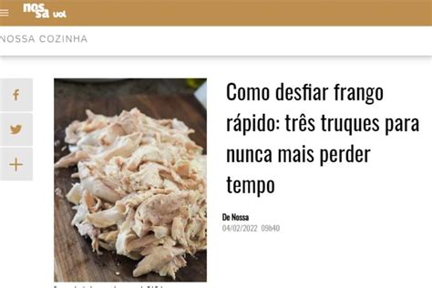 Ainda N O Sabe Desfiar Frango R Pido Aprenda Agora Como Fazer E Ganhe