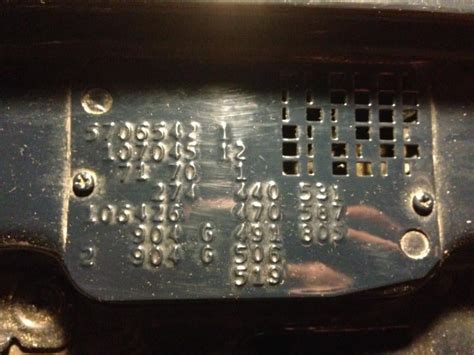 R107 Data Plate Decoder Mercedes Benz Forum