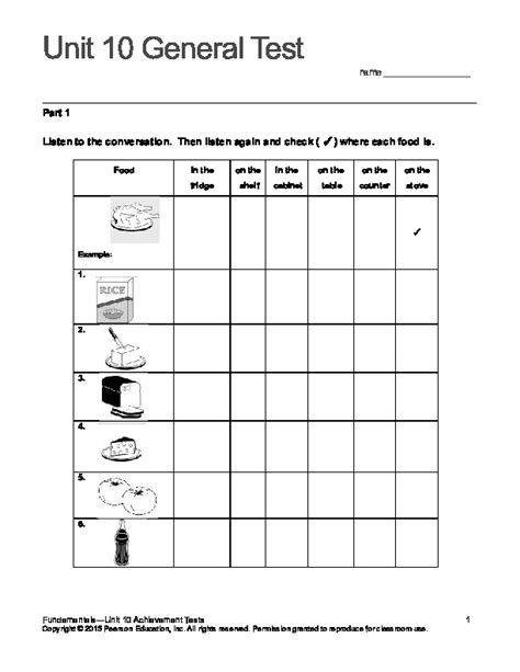 Top Notch Fundamentals Unit 10 Assessment Pdfcoffeecom