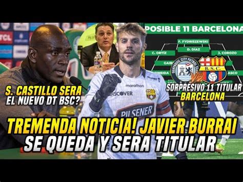 TREMENDA NOTICIA BURRAI NO SE VA y SERÁ TITULAR SEGUNDO CASTILLO EL