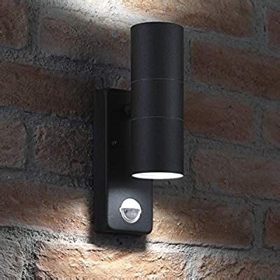 Auraglow Pir Motion Sensor Stainless Steel Up Down Outdoor Wall