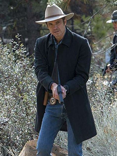 Justified Raylan Givens Trench Coat - New American Jackets