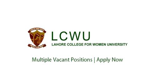 Lahore College For Women University Lcwu Logo 17 Nov 2016