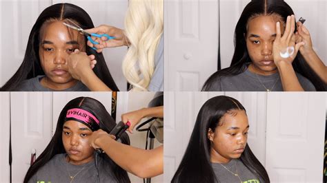 Custom Frontal Wig Installation Kendras Boutique Youtube