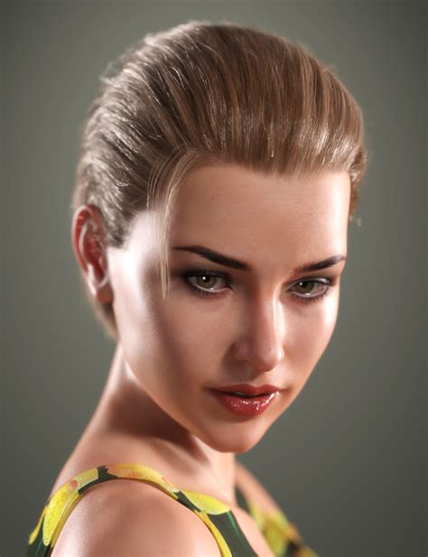 Sp Hair 010 For Genesis 3 And 8 Females Daz 3d