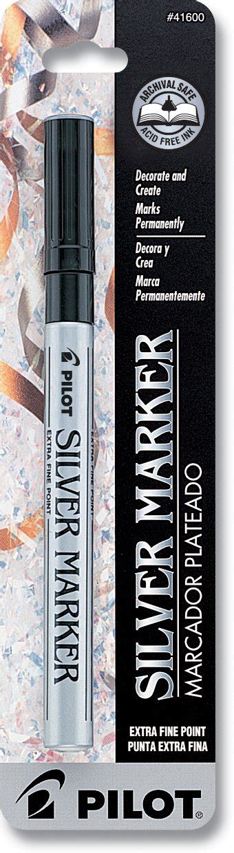 Pilot Silver Metallic Permanent Paint Marker Extra Fine Point Single